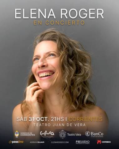 Afiche de la obra Elena Roger en concierto