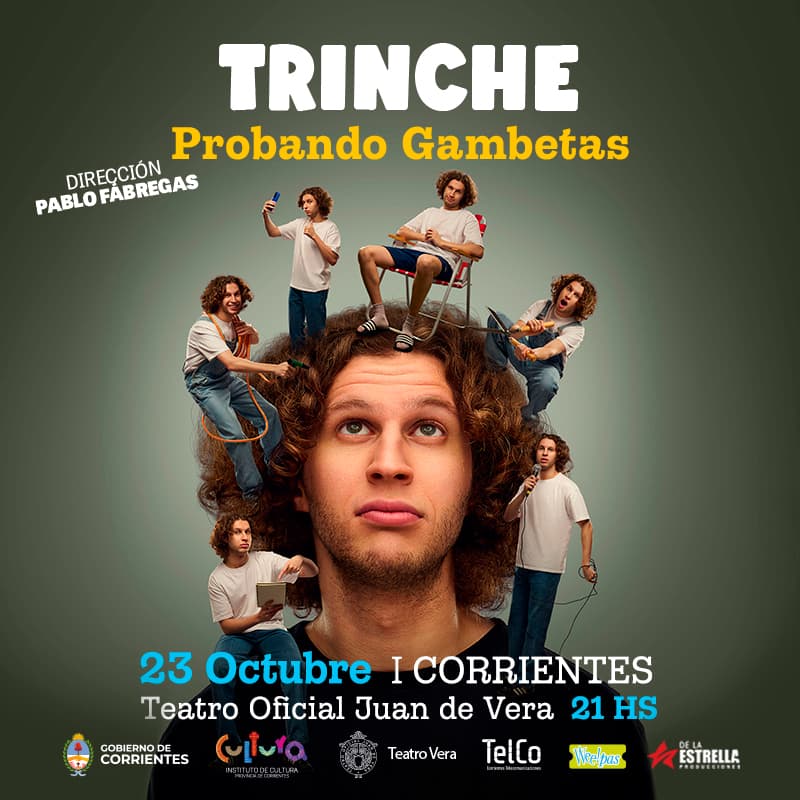 Afiche de la obra TRINCHE 'Probando Gambetas'