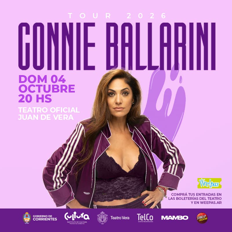 Afiche de la obra CONNIE BALLARINI