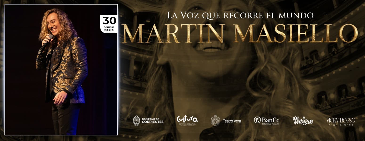 Banner de la obra MARTIN MASIELLO