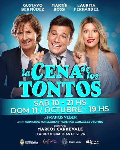 Afiche de la obra La Cena de los Tontos