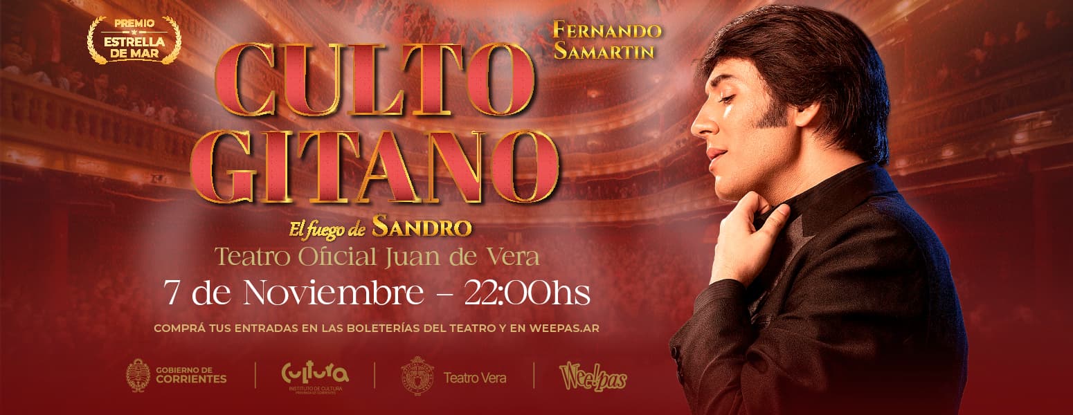 Banner de la obra CULTO GITANO - EL FUEGO DE SANDRO