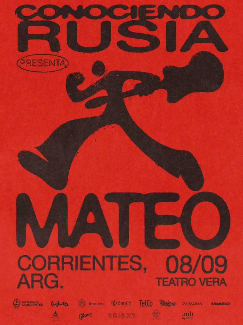 Afiche de la obra Conociendo Rusia presenta «Mateo»